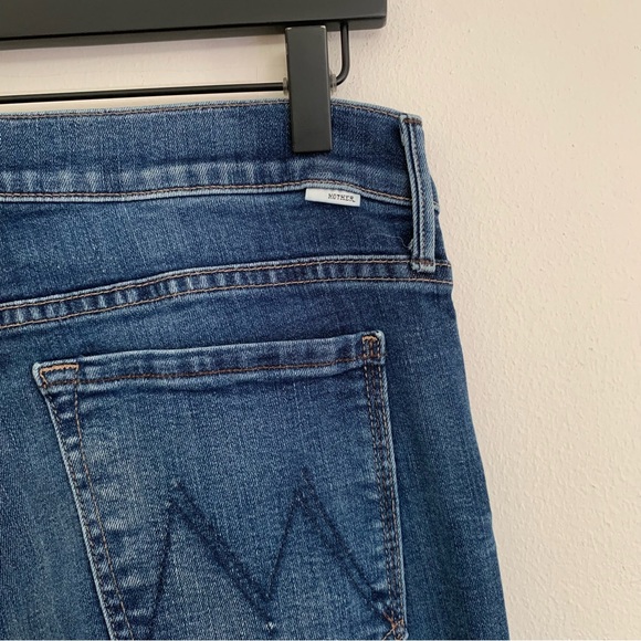 Mother The Rascal Tempted Again Denim Jeans Straight Leg - Picture 9 of 12